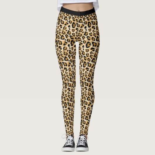 Wild About Leopard  Leggings (Vorderseite)
