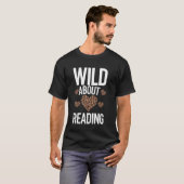 Wild About Reading mit Leopard Heart T-Shirt (Vorne ganz)