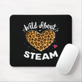 Wild About Steam Leopard Squad Stem Byck To School Mousepad (Mit Mouse)
