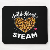 Wild About Steam Leopard Squad Stem Byck To School Mousepad (Vorne)