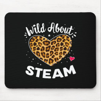 Wild About Steam Leopard Squad Stem Byck To School Mousepad