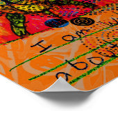 Wild About Turtles (orange) 8 x 10 download Poster (Ecke)