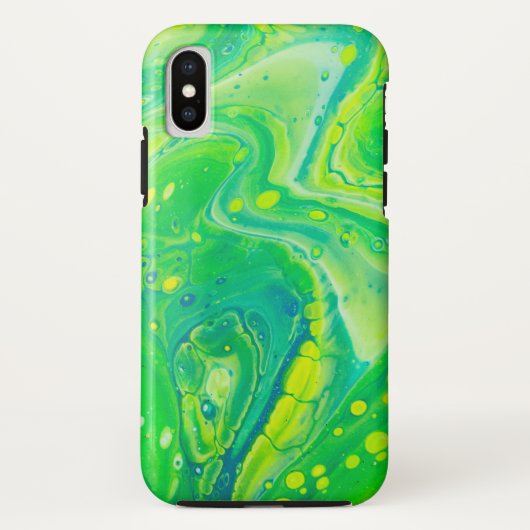 Wild Acrylic Fluid Art Abstract Case-Mate iPhone Hülle (Rückseite)