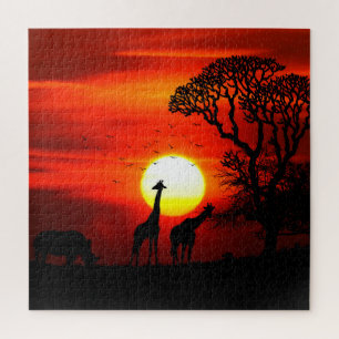Wild Africa Jigsaw Puzzle,676 Stk. Puzzle