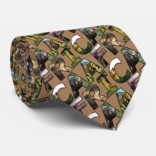 Wild Africa Neck Tie Krawatte (Gerollt)