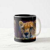 Wild Africa Tierliebhaber Big Five Cheetah Zweifarbige Tasse (VorderseiteRechts)