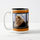 Wild African Lion Animal Liebhaber Big Five Zweifarbige Tasse (Links)