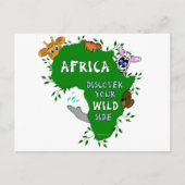 Wild Afrika Postkarte (Vorderseite)