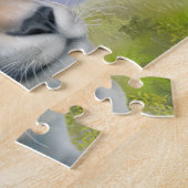 Wild afrikanische Cheetah auf Savannah Puzzle (Seite)