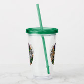 Wild afrikanische Savanna Tiere Acryltrinkbecher (Links)