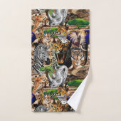 Wild afrikanische Savanna Tiere Badhandtuch Set (Handtuch)