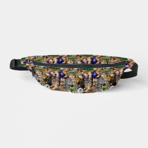 Wild afrikanische Savanna Tiere Bauchtasche