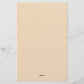 Wild afrikanische Savanna Tiere Briefpapier (Rückseite)