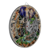 Wild afrikanische Savanna Tiere Dartscheibe (Vorderseite Links)