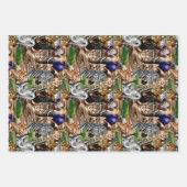 Wild afrikanische Savanna Tiere Geschenkpapier Set (Vorderseite 2)