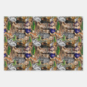 Wild afrikanische Savanna Tiere Geschenkpapier Set (Vorderseite)