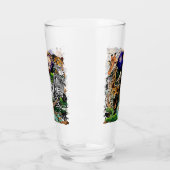 Wild afrikanische Savanna Tiere Glas (Links)