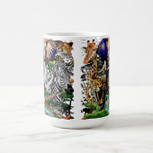 Wild afrikanische Savanna Tiere Kaffeetasse (Mittel)