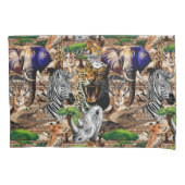 Wild afrikanische Savanna Tiere Kissenbezug (Vorderseite)