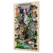 Wild afrikanische Savanna Tiere Klemmbrett (Links)