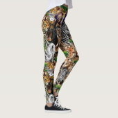 Wild afrikanische Savanna Tiere Leggings (Rechts)