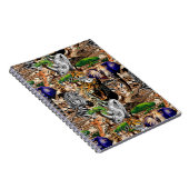 Wild afrikanische Savanna Tiere Notizblock (Rechte Seite)