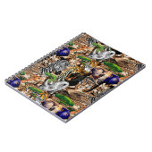 Wild afrikanische Savanna Tiere Notizblock (Linke Seite)