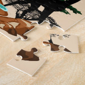 Wild afrikanische Savanna Tiere Puzzle (Seite)