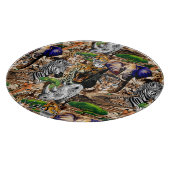 Wild afrikanische Savanna Tiere Schneidebrett (Ecke)