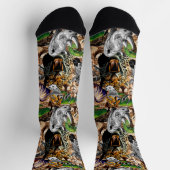 Wild afrikanische Savanna Tiere Socken (Oben)