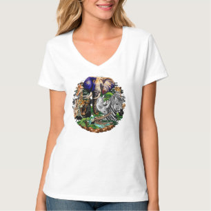 Wild afrikanische Savanna Tiere T-Shirt
