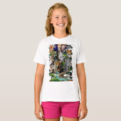 Wild afrikanische Savanna Tiere T-Shirt (Vorne ganz)