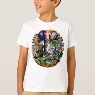 Wild afrikanische Savanna Tiere T-Shirt