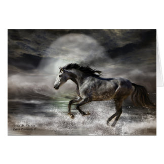 Wild als das Meer sammelbares ArtCard