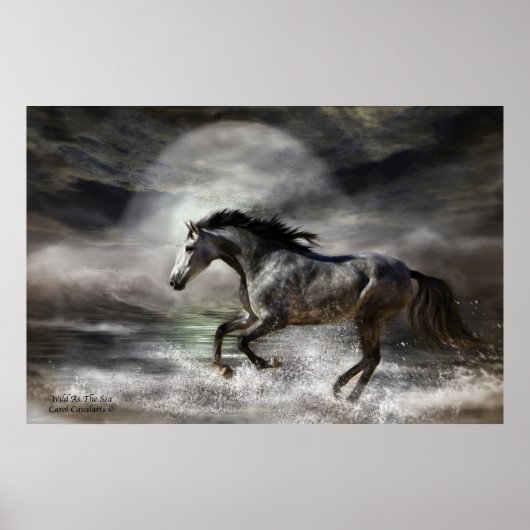 Wild als Sea Art Poster/Print Poster (Vorne)