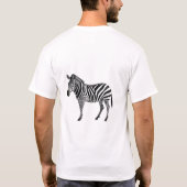 Wild am Heart Zebra T - Shirt (Rückseite)