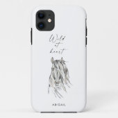 Wild am Herz Custom Horse Case-Mate iPhone Hülle (Rückseite)