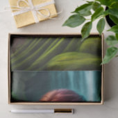 Wild Amazonian Woman and Wolf Seidenpapier (Geschenk)