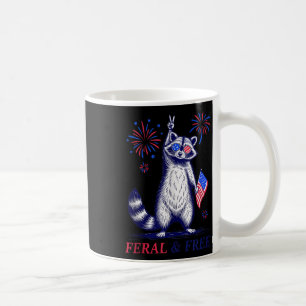 Wild & Amp; Freie Patriotische Racoon Ferry und Kaffeetasse