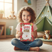 Wild and Five Tiger Cub Jungle Party Einladung