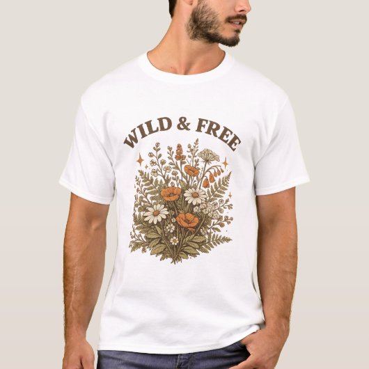 Wild And Free T-Shirt (Vorderseite)
