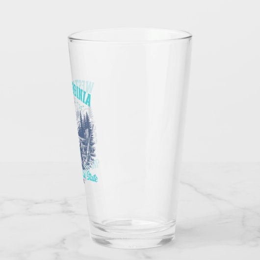 Wild and Scenic West Virginia State Pride Glas (Links)