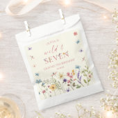 Wild and Seven Wildflower 7th Birthday Party Geschenktütchen (Ausgeschnitten)