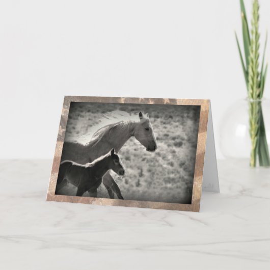 Wild Angel Greeting Card Karte (Vorderseite)