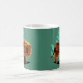 Wild Animal Art Lion Kaffeetasse (Mittel)
