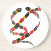 Wild Animal Art Schlangen Getränkeuntersetzer (Vorne)