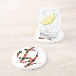 Wild Animal Art Schlangen Getränkeuntersetzer