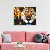 Wild Animal Cheetah Wrapped Canvas Leinwanddruck (Insitu (Wohnzimmer))
