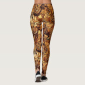 Wild Animal Collage Safari Bachelorette ID1149 Leggings (Rückseite)