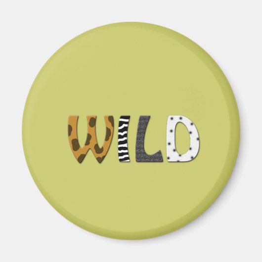 Wild Animal Druckmagnet Magnet (Vorne)